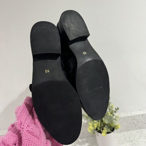 Band Of The Free Leather Moto Style Triple Strap Boots Size 10 - Picture 4 of 6